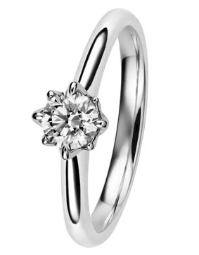 Kohinoor Rosa timanttisormus GIA 0.64 ct 933-260V-60B+4-180