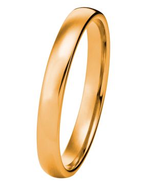 Kohinoor 003-601 2,5mm leveä 14k kultasormus