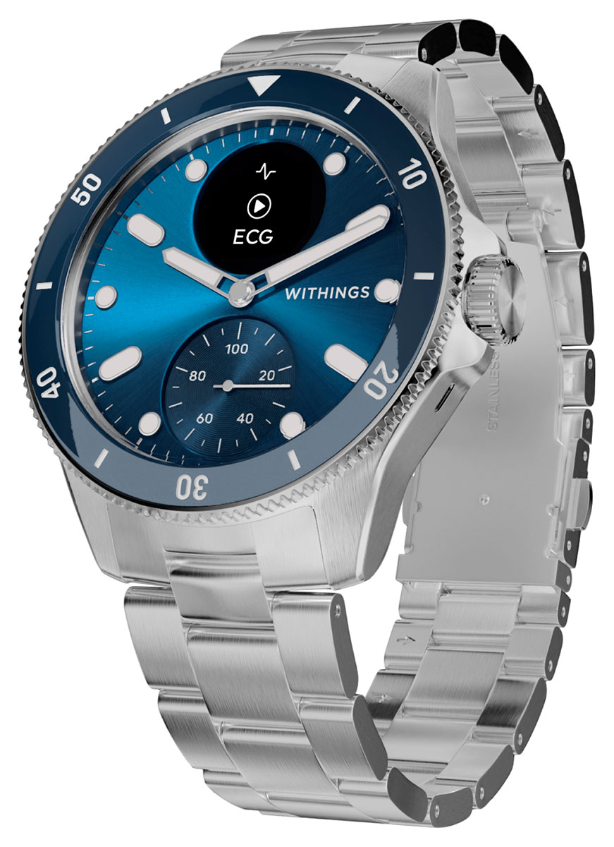 Withings Scanwatch Nova 42mm Blue älykello