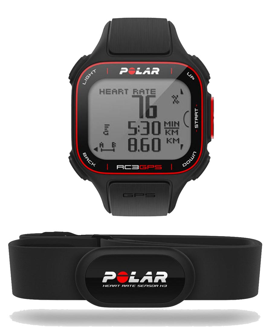 Polar RC3 GPS Black sykemittari Keskisen Kello Oy