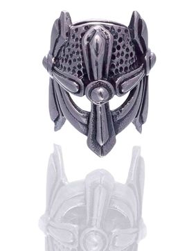 Northern Viking Jewelry Silver Viking Helmet partakoru NVJHE019