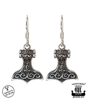 Northern Viking Jewelry Thorin Vasara koukkukorvakorut NVJKK019