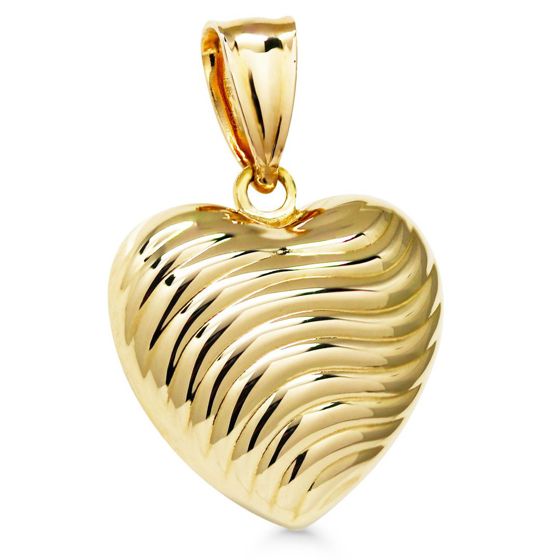 Kultariipus sydän ontto pullea aalto kuvioA-5778