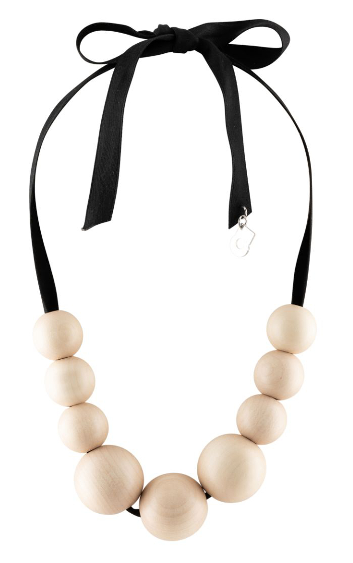 Aarikka Gaala lakattu puu kaulakoru U300 A08805