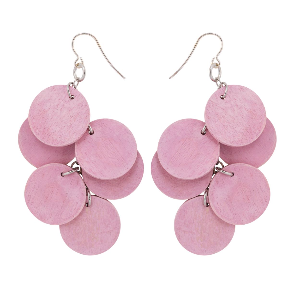 Aarikka Juolukka vaaleanpunaiset korvakorut U682 A09587