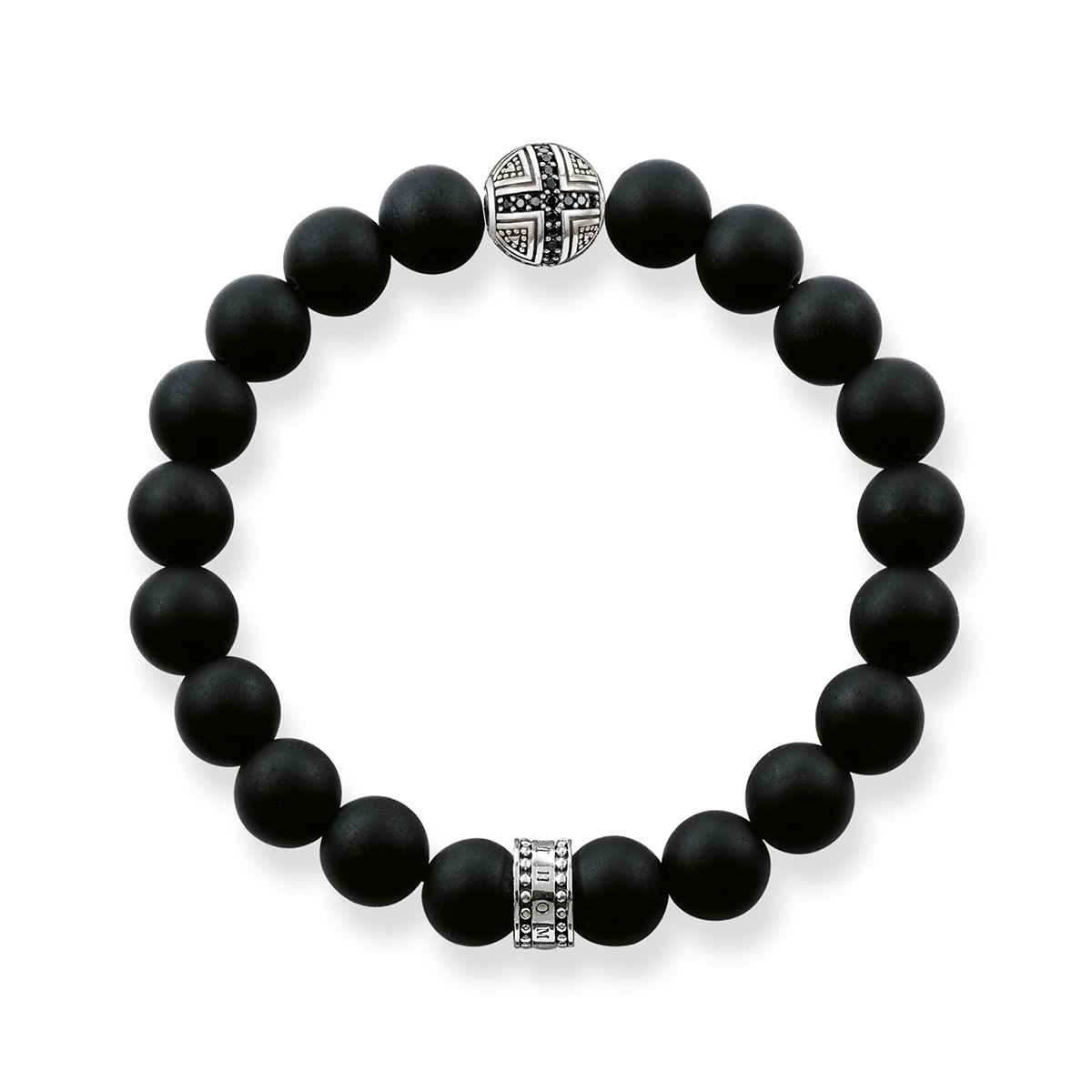 Thomas Sabo rannekoru obsidiaani A1924-704-11