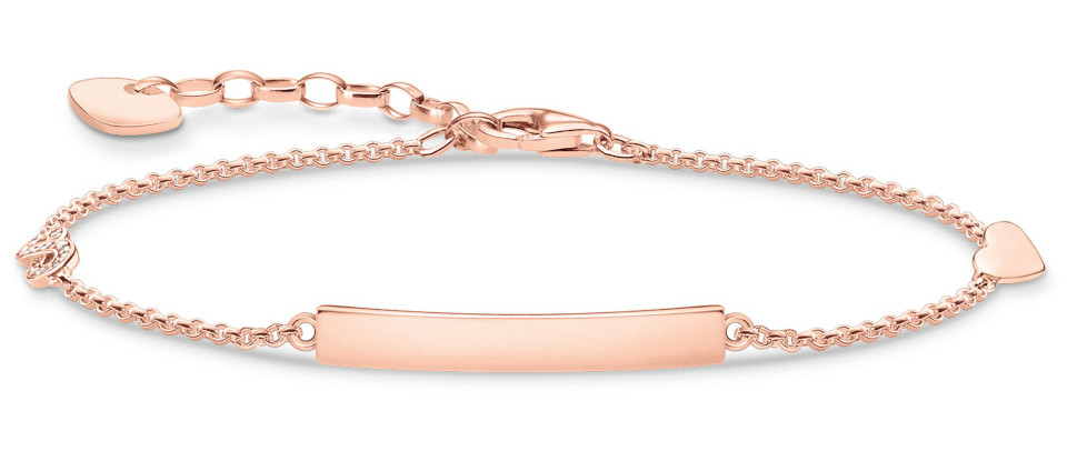 Thomas Sabo classic with heart & infinity ruusukulta rannekoru A1976-416-40-L19V