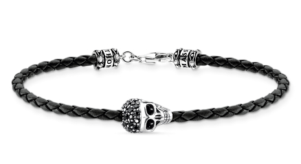THOMAS SABO Pulsera Con Colgante De Circonita Blanca De Plata De Ley 925 A2156-051-14