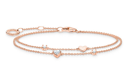 Thomas Sabo with hearts rose gold rannekoru A2057-416-14-L19V