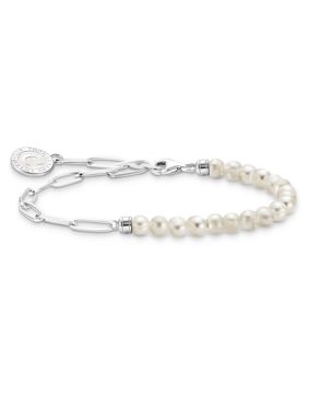 Thomas Sabo Charm Club Charmista white pearls rannekoru A2129-158-14
