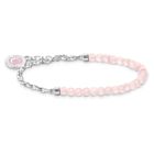 Thomas Sabo Charm Club Charmista rose quartz silver rannekoru A2130-067-9-L19v