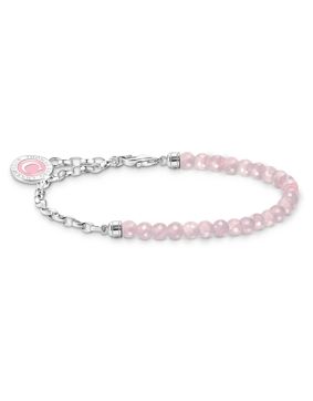 Thomas Sabo Charm Club Charmista rose quartz silver rannekoru A2130-067-9