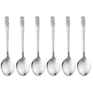 Aino Isot Hopeiset jälkiruokalusikat 6kpl 511-114 main product photo