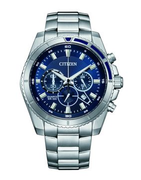 Citizen AQ Chronograph blue dial AN8201-57L