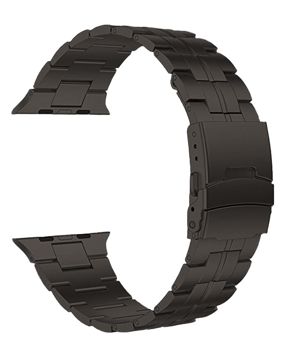 Tiera Apple Watch Classic tummanharmaa titaaniranneke