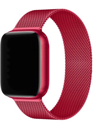 Tiera Apple Watch teräsranneke punainen