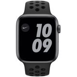 Apple Watch Nike SE GPS tähtiharmaa alumiinikuori 44 mm antrasiitti/musta Nike urheiluranneke MKQ83KS/A