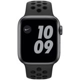 Apple Watch Nike Series 6 GPS + Cellular tähtiharmaa alumiinikuori 40 mm antrasiitti/musta Nike urheiluranneke M07E3KS/A