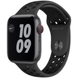 Apple Watch Nike Series 6 GPS + Cellular tähtiharmaa alumiinikuori 44 mm antrasiitti/musta Nike urheiluranneke M09Y3KS/A