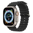 Tiera Apple Watch musta Ocean silikoniranneke 38/40/41 mm