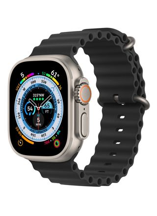 Tiera Apple Watch musta Ocean silikoniranneke