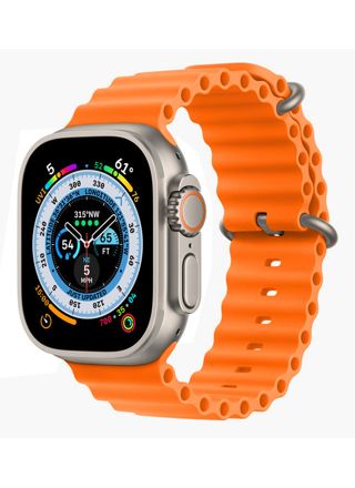 Tiera Apple Watch oranssi Ocean silikoniranneke