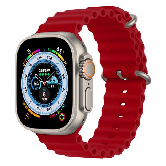 Tiera Apple Watch punainen Ocean silikoniranneke