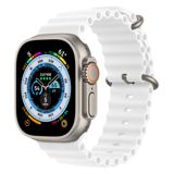 Tiera Apple Watch valkoinen Ocean silikoniranneke