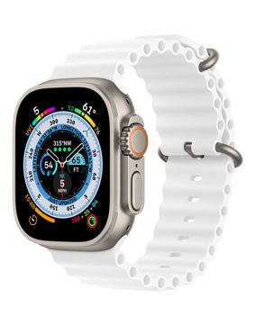 Tiera Apple Watch valkoinen Ocean silikoniranneke