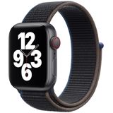 Apple Watch SE GPS + Cellular tähtiharmaa alumiinikuori 40 mm hiilenvärinen urheiluranneke MYEL2KS/A