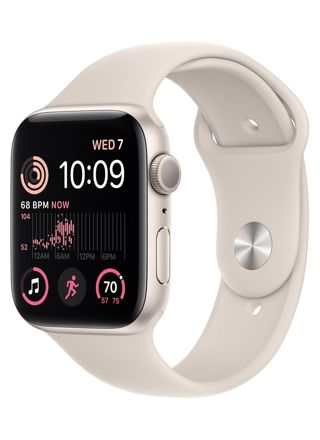 Apple Watch SE GPS tähtivalkea alumiinikuori 40 mm tähtivalkea urheiluranneke MR9U3KS/A