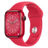 Apple Watch Series 8 GPS + Cellular (PRODUCT)RED alumiinikuori 41 mm (PRODUCT)RED urheiluranneke MNJ23KS/A