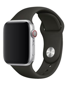 Tiera Apple Watch silikoniranneke musta