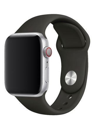 Tiera Apple Watch silikoniranneke musta