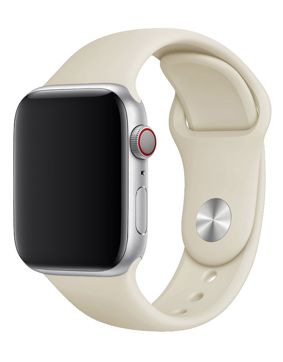 Tiera Apple Watch silikoniranneke valkoinen