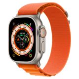 Apple Watch Ultra GPS + Cellular titaanikuori 49 mm oranssi Alpine-ranneke - koko L MQFM3KS/A