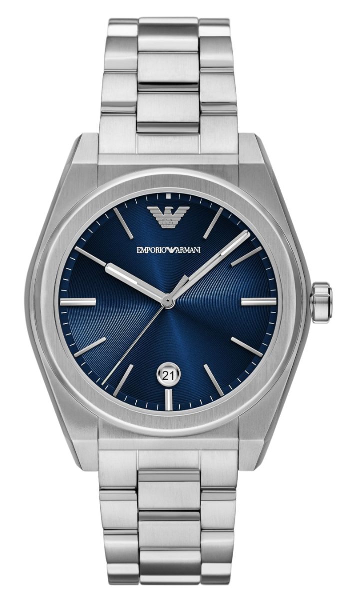 Emporio Armani Federico Silver blue AR11620