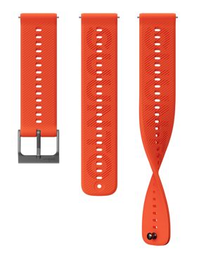Suunto Athletic 6 silikoniranneke 22 mm Coral Orange