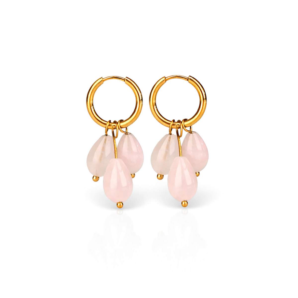 Madoww Aura Cascade Pink Blossom korvakorut 16mm