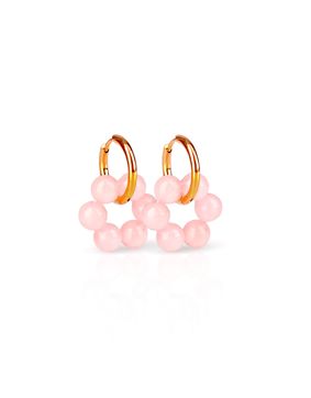 Madoww Aura Circle Pink Blossom korvakorut 16mm