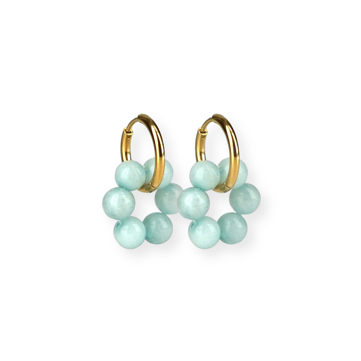 Madoww Aura Circle Blue Mist korvakorut