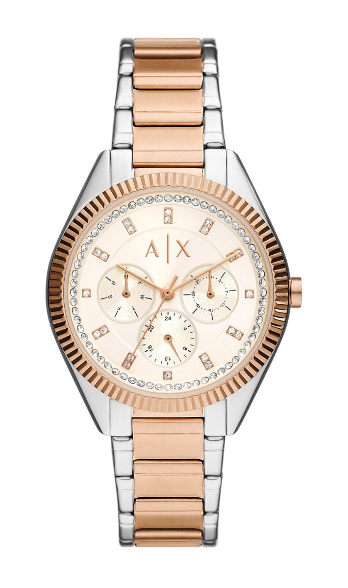 Armani Exchange Lady Giacomo two-tone Silver rose-gold AX5662