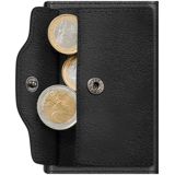 Tru Virtu Click & Slide Coin Pocket Nappa Black korttikotelo RFID