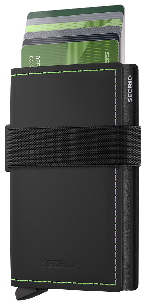 Secrid Bandwallet Matte Black & Green