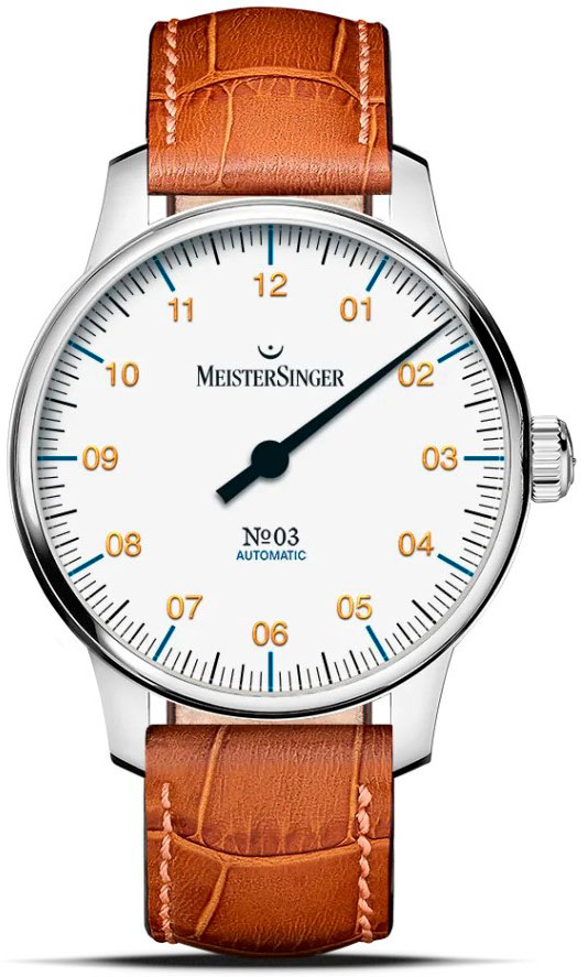 Meistersinger No03 38 mm White BM9901G