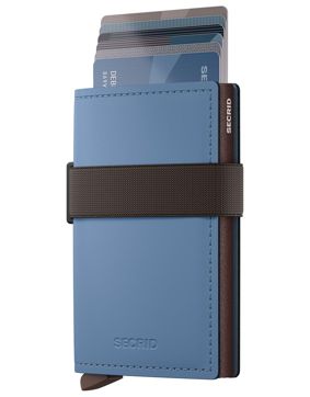 Secrid Bandwallet Matte Steel Blue-Brown