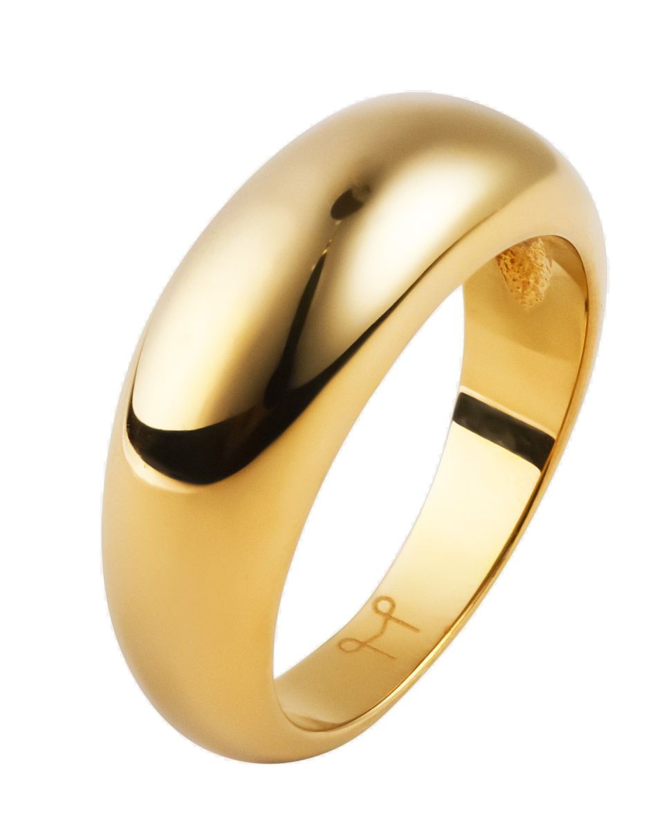 Mockberg Bold kullanvärinen sileä sormus 