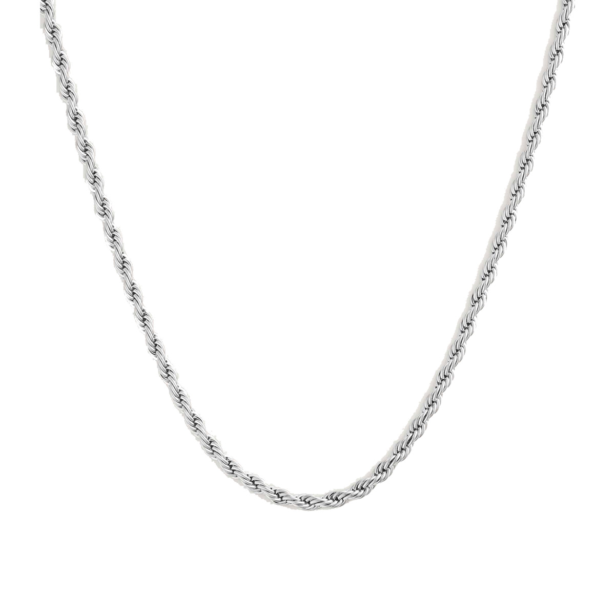 Mockberg Bold Rope Chain teräs kaulaketju