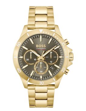 BOSS Troper Chronograph light gold olive  1514059