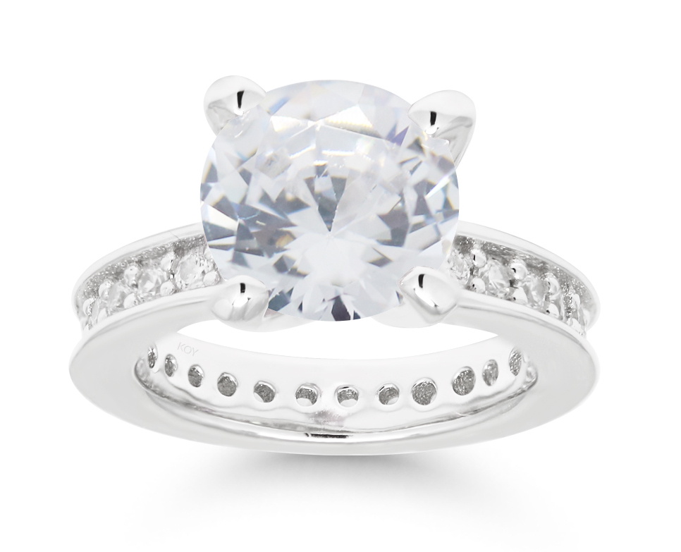 Hopeakastesormus BR-2196Z